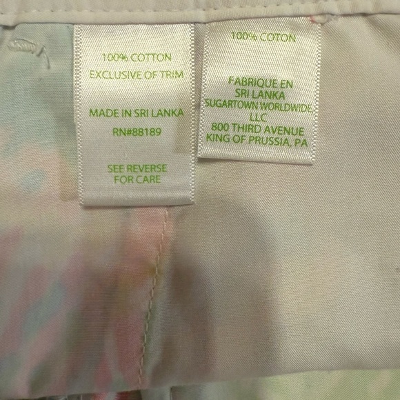 Lilly Pulitzer Callahan Shorts Roar of the Seas Multi Color Floral Size 00 - Picture 6 of 10